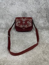 Bolsa Isabel Marant feminina Elvis couro vermelho cravejado alça ajustável tiracolo comprar usado  Enviando para Brazil
