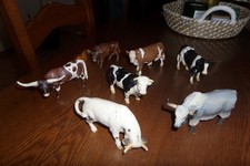 Schleich vaches taurreaux d'occasion  Laon