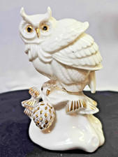 Estatueta vintage Hschenreuther Selb Baviera Department fur Kunst coruja ramo de bolota comprar usado  Enviando para Brazil