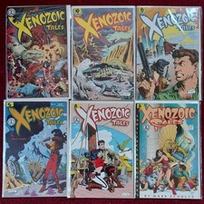 Lote de 6 Quadrinhos XENOZOIC TALES Cadillacs & Dinosaurs Mark Schultz Pia de Cozinha 1 comprar usado  Enviando para Brazil
