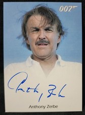 2011 James Bond Mission Logs Anthony Zerbe Milton Krest autógrafo muito limitado! comprar usado  Enviando para Brazil
