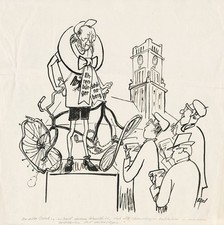 Konrad Adenauer Ehrenbürger Bicicleta Dibujos Animados Alfred Beier-Red 1963 comprar usado  Enviando para Brazil