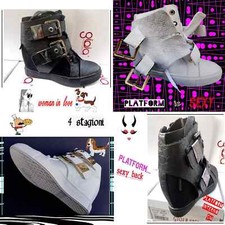Scarpe donna platform usato  Caivano