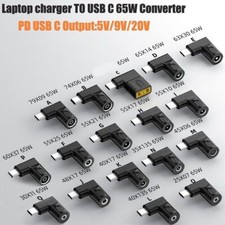 65W Cargador Portátil Convertidor USB Tipo C PD Cable de Carga de Alimentación Adaptador 20V segunda mano  Embacar hacia Mexico