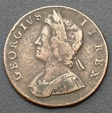 1730 half penny for sale  HUNTINGDON
