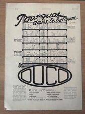 Advertising 1930 duco d'occasion  Expédié en Belgium