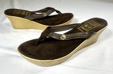 Sandálias anabela tropical femininas 11* ISLAND SLIPPER ~ Havaí comprar usado  Enviando para Brazil