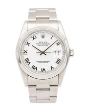 Rolex datejust white for sale  LONDON