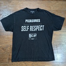 Camiseta Pleasures Now Self Respect Masturbação Manga Curta Preta Extra Grande 23x29 comprar usado  Enviando para Brazil