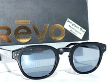 NOVO Óculos de Sol Revo STERLING Preto Brilhante POLARIZADO Cinza Grafite Lente 1255 01 GY comprar usado  Enviando para Brazil