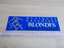 Autocollant musiques gauloises d'occasion  Toulon-