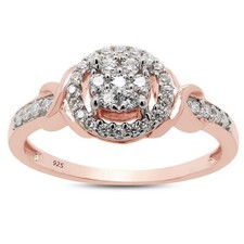 Moissanite halo cluster for sale  Houston