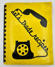 Let's Trade Recipes Cookbook 1956 Chi Omega Alumnae Fresno Handwritten Copies, usado comprar usado  Enviando para Brazil