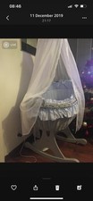 Rocking crib. mattress for sale  GLASGOW