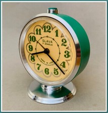 Relógio despertador vintage Slava - Feito na URSS 1985 | Movimento mecânico 5671 #14625 comprar usado  Enviando para Brazil