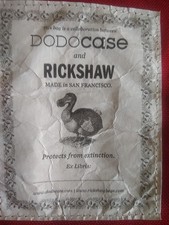 Rickshaw dodocase collaboratio for sale  Fairport