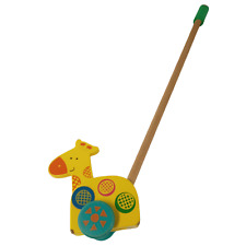 Wooden giraffe push for sale  Port Saint Lucie
