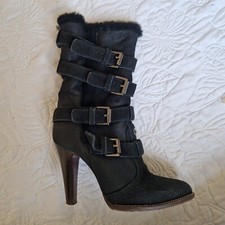 Mulberry black heeled for sale  CHELTENHAM