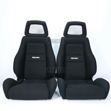 【1 PAR】AUTÊNTICO RECARO LSB TOTALMENTE PRETO Muito Bom Estado comprar usado  Enviando para Brazil