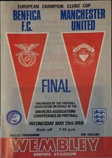 1968 european cup for sale 1968 european cup for sale  MORECAMBE
