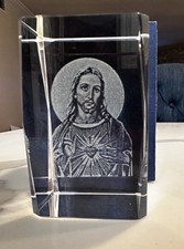 Crystal glass cube for sale  Roswell