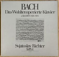 Bach The Well-Tempered Clavier Book II SVIATOSLAV RICHTER Eurodisc 3 LP Box MINT comprar usado  Enviando para Brazil