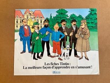 Herge affiche fiches d'occasion  Nancy-