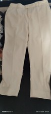 Pantalon caroll blanc d'occasion  Canet-en-Roussillon