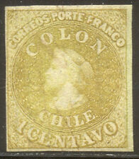 Usado, CHILE #11 como nuevo - 1862 1c amarillo limón ($67) segunda mano  Embacar hacia Argentina