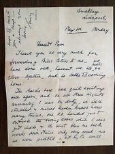 Ww1 part letter for sale  LYTHAM ST. ANNES