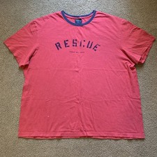 Camiseta Polo Ralph Lauren Masculina Ajuste Clássico Vermelha Gráfica POLO RESGATE Tamanho XXL comprar usado  Enviando para Brazil