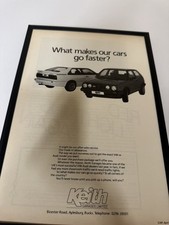 Framed original audi for sale  WIGAN