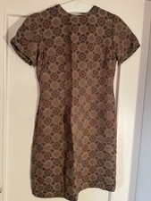 Etuikleid cocktailkleid braunt gebraucht kaufen  Bad Abbach