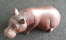 Wooden hippo ornament for sale  STOKE-ON-TRENT