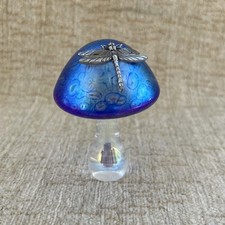 Glass mushroom iridescent for sale  GRANTHAM