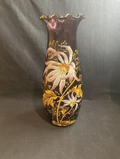 Vase verre émaillé d'occasion  Montbrison