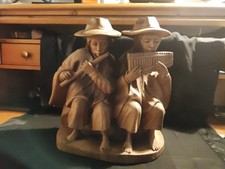 Handgeschnitzt holzskulptur s� gebraucht kaufen  Hesseneck