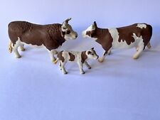 Schleich raro Simmental família de gado 13800 touro 13801 vaca 13802 fazenda de bezerros marrom comprar usado  Enviando para Brazil