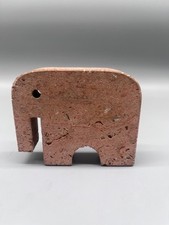 Scultura elefante travertino usato  Milano