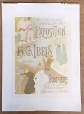 Lithographie ancienne ibels d'occasion  Paris IX