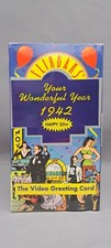 Usado, FLIKBAKS VHS VIDEO YOUR WONDERFUL YEAR 1942 HAPPY 57TH VIDEO GREETING CARD  comprar usado  Enviando para Brazil
