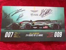 Carte card dédicacée d'occasion  Le Mans