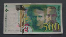 Billet banque 500 d'occasion  Sarry