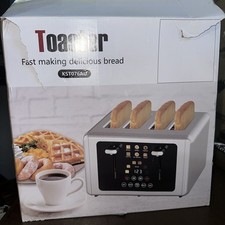 Torradeira Whall tela sensível ao toque 4 fatias - Aço inoxidável, controle duplo, 6 configurações, usado comprar usado  Enviando para Brazil