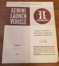 Nasa gemini launch for sale  Port Saint Lucie