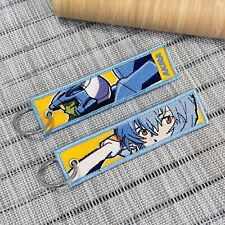 Rei Ayanami Evangelion Eva 01 Anime Bordado Chaveiro Cordão Jet Tag, usado comprar usado  Enviando para Brazil