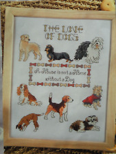 Love dogs sampler for sale  TONBRIDGE