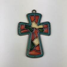 Stained glass cross for sale  TRURO