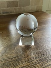Glass globe crystal for sale  GUILDFORD