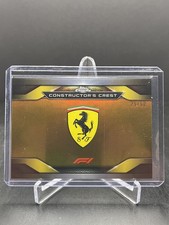 2023 Topps Chrome Formula 1 F1 Ferrari Constructor's Crest Gold 29/50 #CC-SF comprar usado  Enviando para Brazil